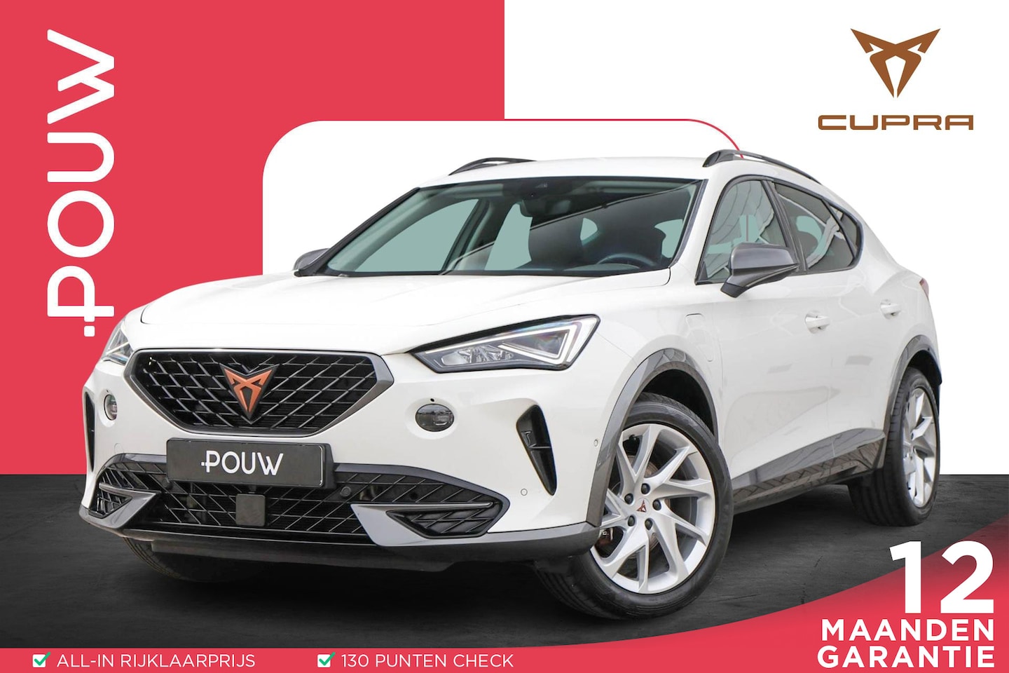 CUPRA Formentor - 1.4 e-Hybrid 204pk Essential | SoH 94% | Trekhaak | Stoelverwarming | Parkeersensoren - AutoWereld.nl