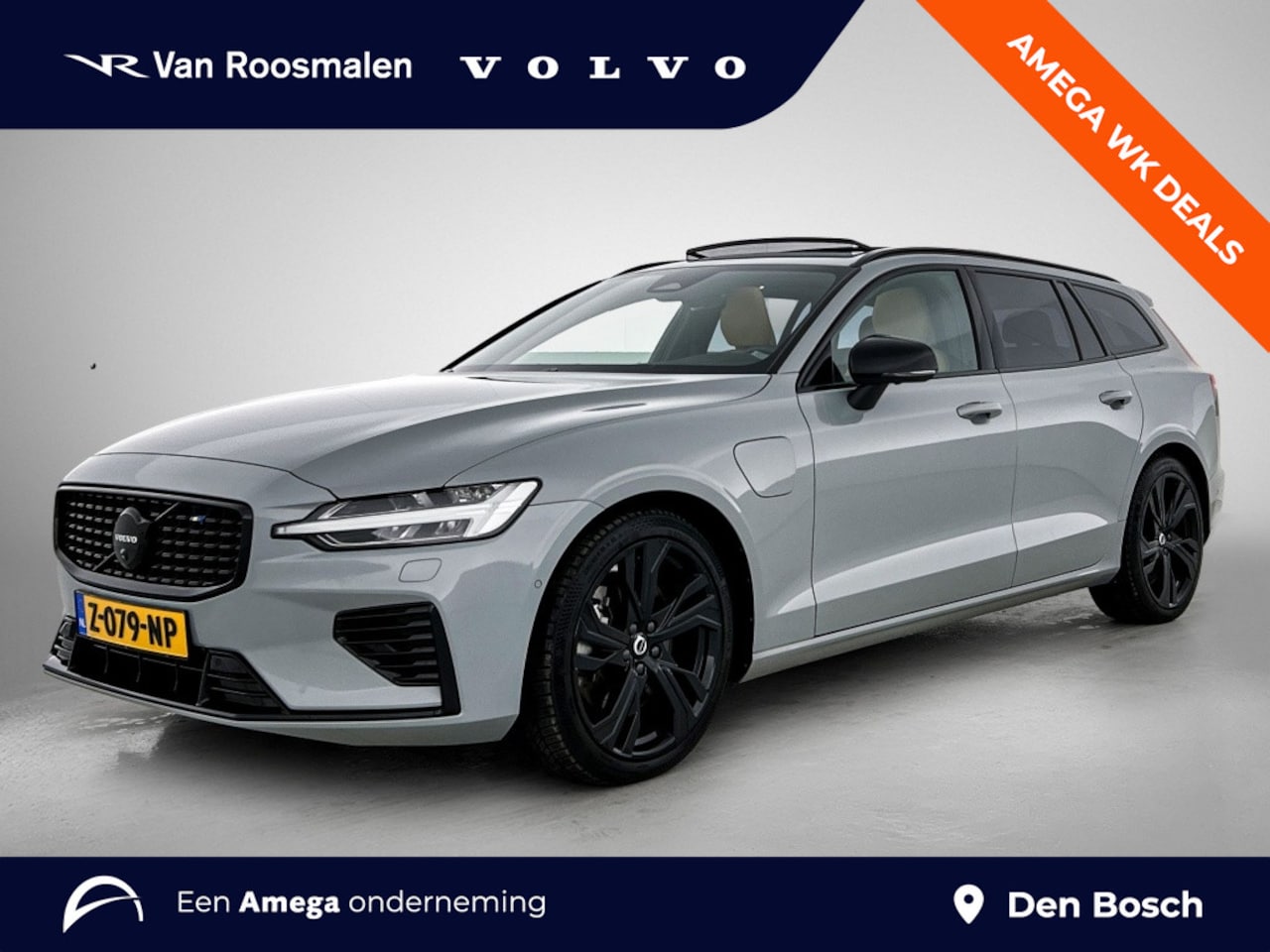 Volvo V60 - 2.0 T6 AWD Plus Dark | Leder | Pano | Trekhaak | - AutoWereld.nl