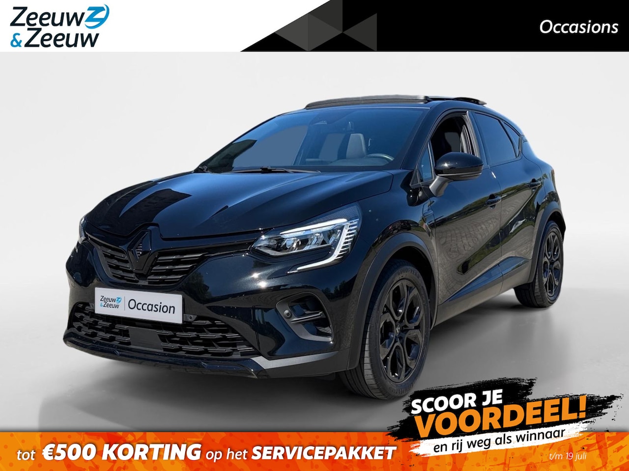 Renault Captur - 145PK E-Tech Hybrid SL Rive Gauche Automaat | Schuif/Kantel Dak | Trekhaak | Stoel & Stuur - AutoWereld.nl