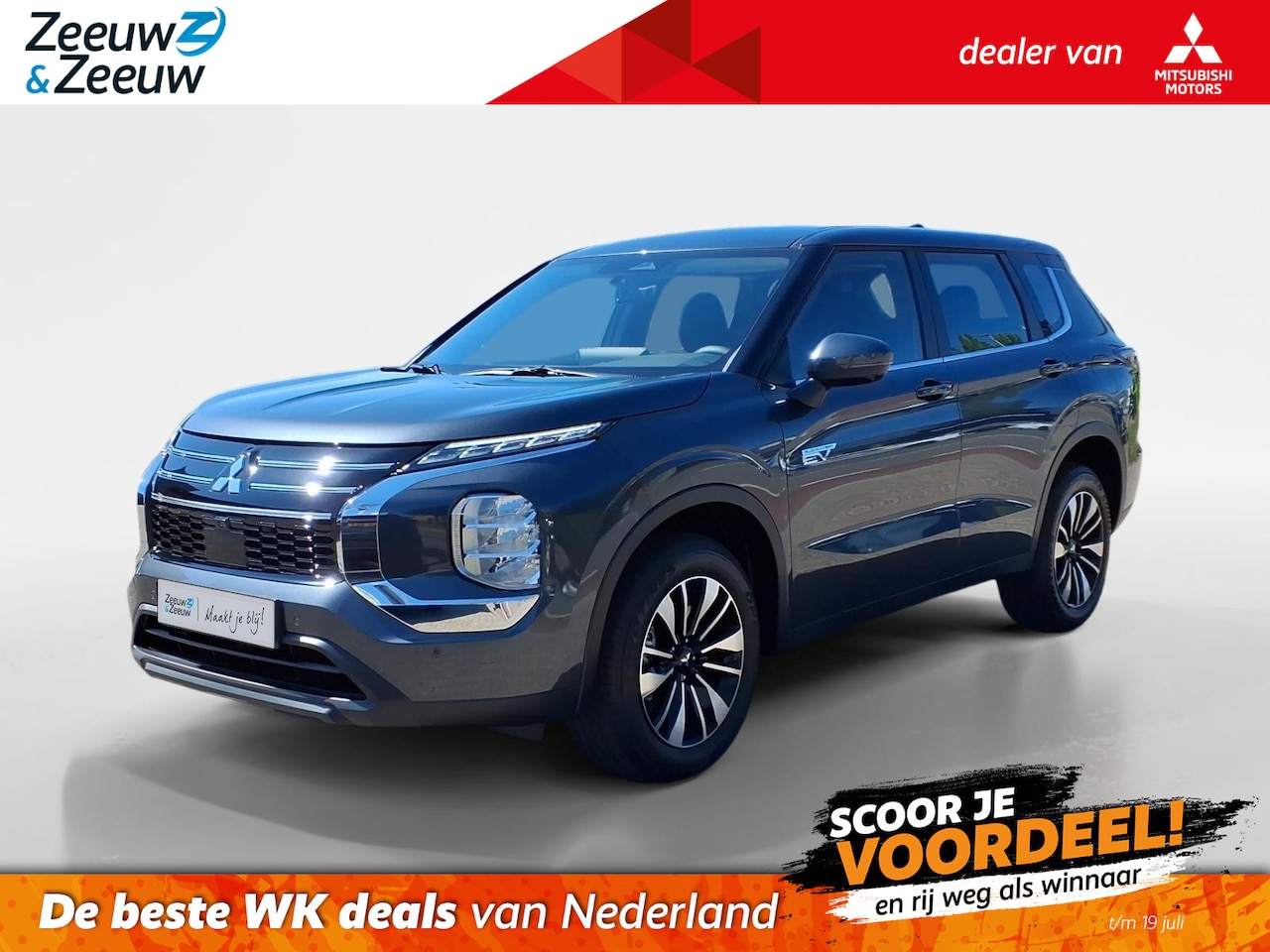 Mitsubishi Outlander - 2.4 PHEV Pure 6.000 euro korting |Navigatie | Airco/ECC | L.M.Velgen | 8 jaar garantie.m25 - AutoWereld.nl