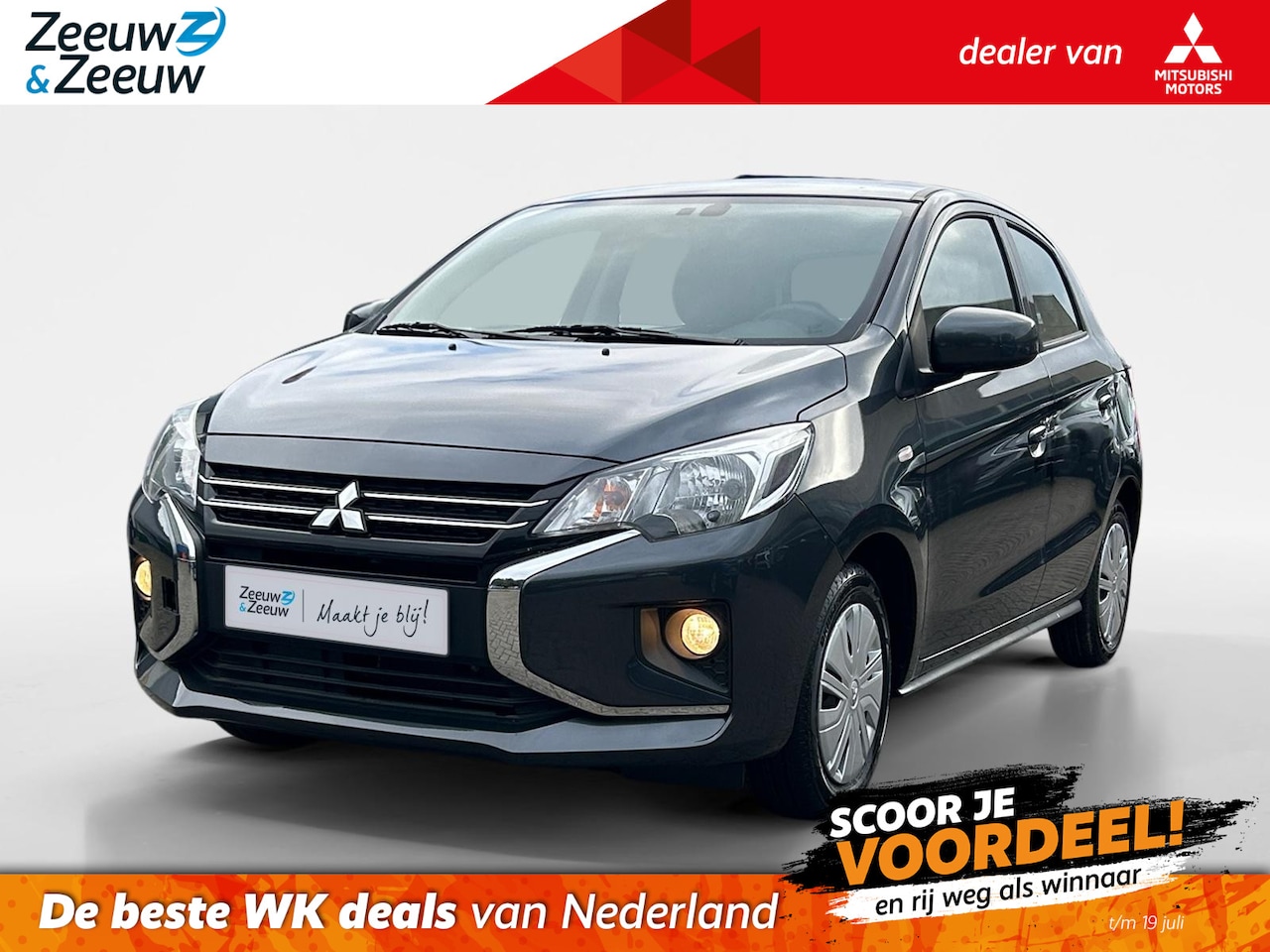 Mitsubishi Space Star - 1.2 Active | APPLE CAR PLAY | DEMO | GARANTIE TOT 2035 | - AutoWereld.nl