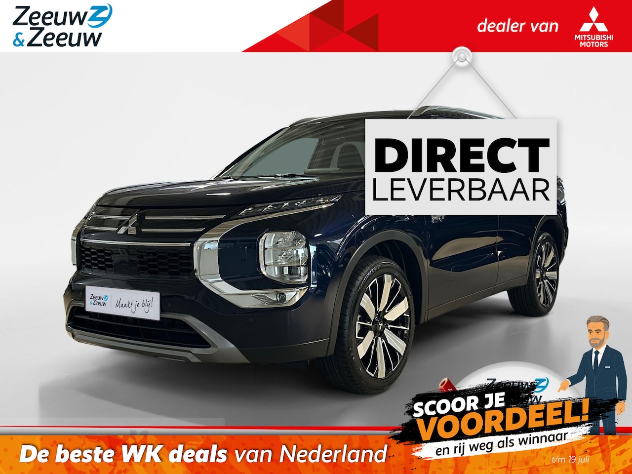 Mitsubishi Outlander - 2.4 PHEV First Edition | 7500 EURO KORTING | NU DIRECT LEVEBAAR | 8 JAAR GARANTIE | - AutoWereld.nl