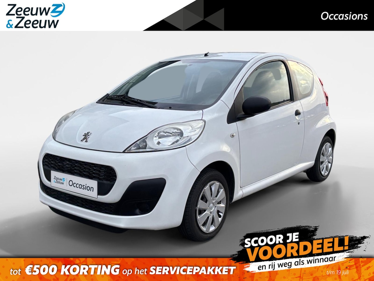 Peugeot 107 - 1.0 Access Basic | NL-AUTO | LAGE KILOMETERSTAND | GEEN STUURBEKRACHTIGING | - AutoWereld.nl