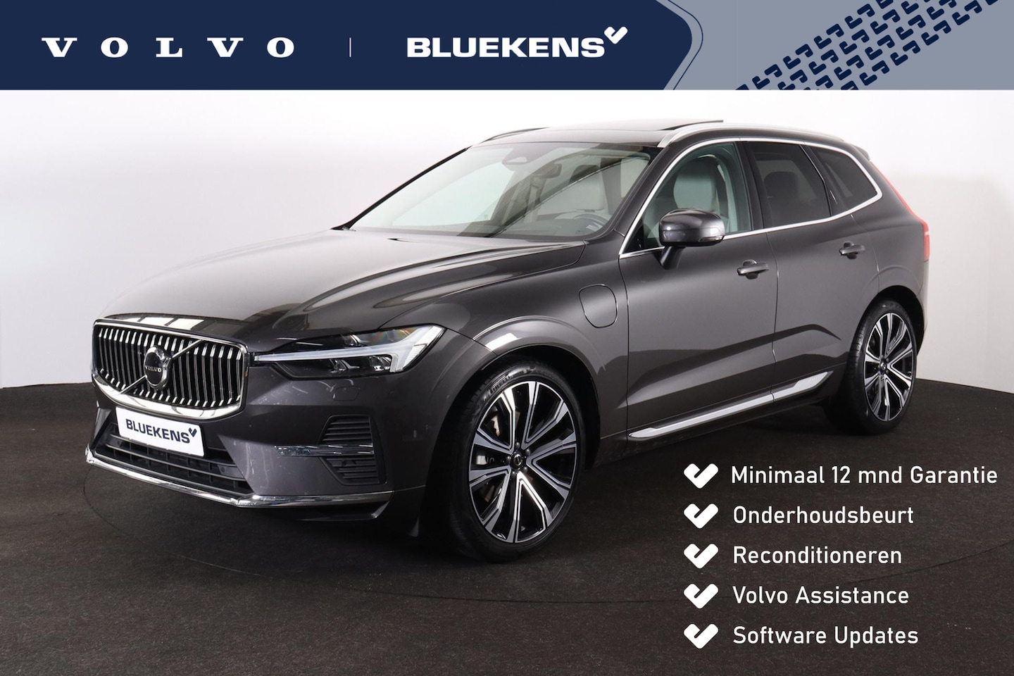 Volvo XC60 - T6 Recharge AWD Ultimate Bright - Luchtvering - Panorama/schuifdak - IntelliSafe Assist & - AutoWereld.nl