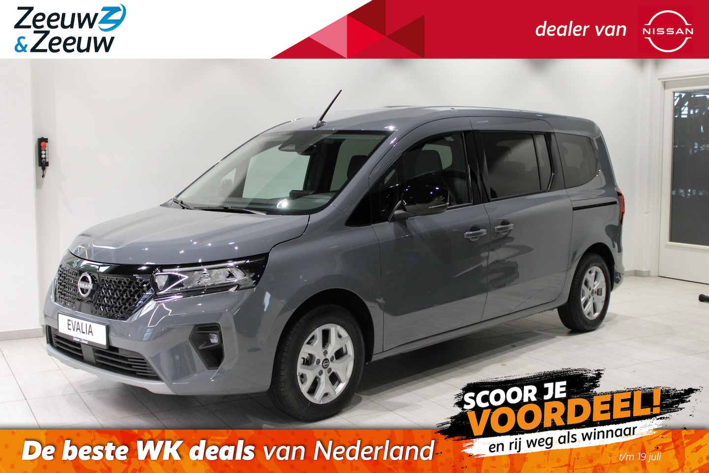 Nissan Townstar Evalia - N-Connecta L2 45 kWh | 100% ELECTRISCHE 7 ZITTER | UIT VOORRAAD MEERDERE KLEUREN LEVERBAAR - AutoWereld.nl