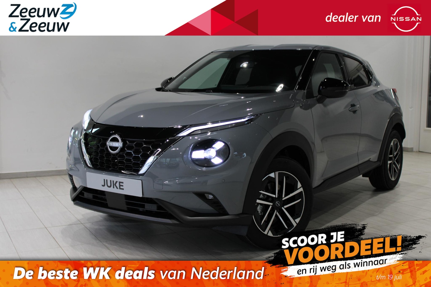 Nissan Juke - 1.6 Hybrid N-Connecta | € 5000,= KORTING | COLD PACK | CARPLAY | OP VOORRAAD!!! - AutoWereld.nl