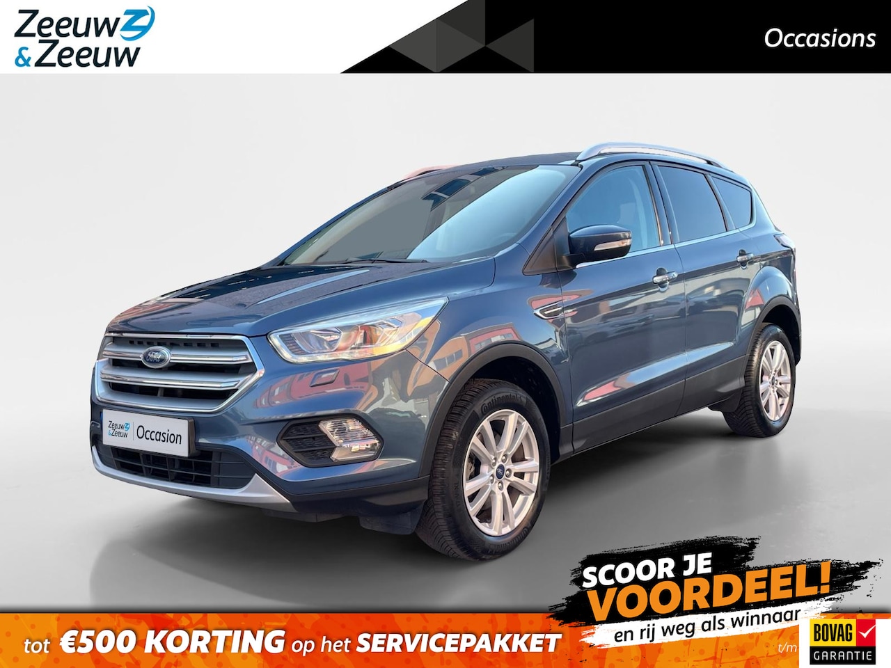 Ford Kuga - 1.5 EcoBoost Titanium | Navigatie |Stoel/Stuur en voorruitverwarming| Elektrische achterkl - AutoWereld.nl