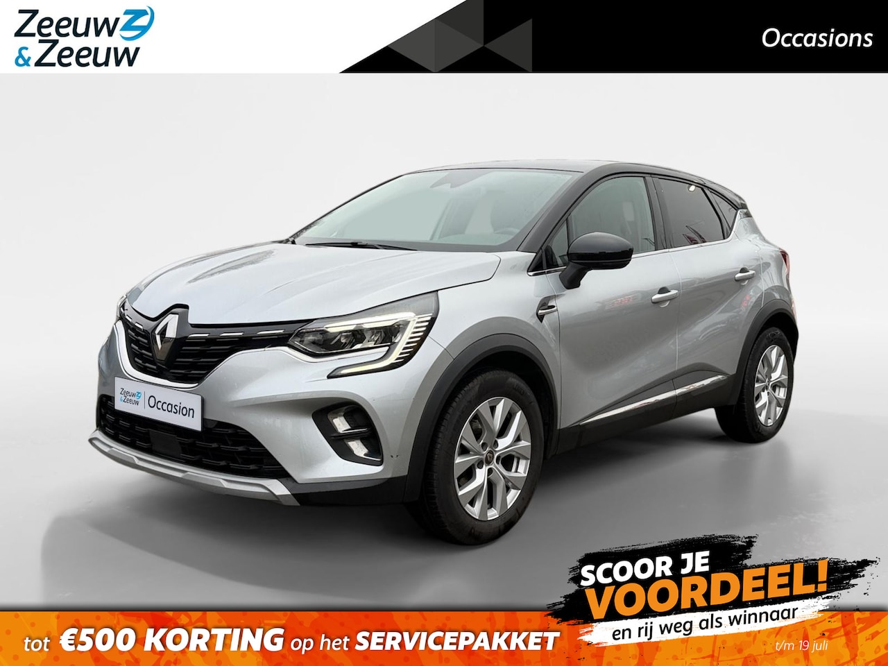 Renault Captur - 1.0 TCe 100 Intens | Climate | Cruise | Telefoon | Licht,Metalen velgen | Draadloos oplade - AutoWereld.nl