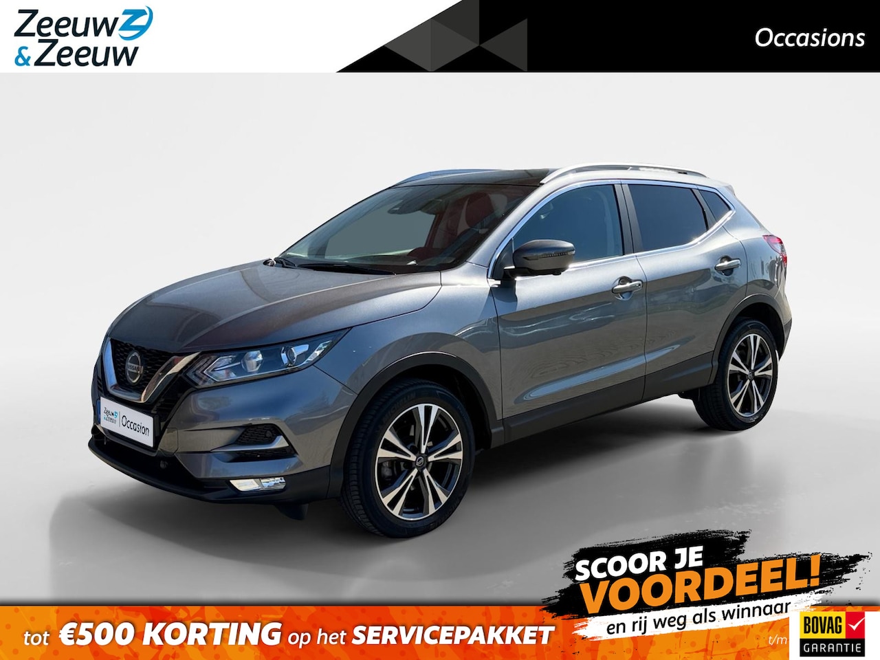 Nissan Qashqai - 1.3 DIG-T N-Connecta Panoramadak | Navigatie | Lichtmetalen velgen | Zeer lage kilometerst - AutoWereld.nl