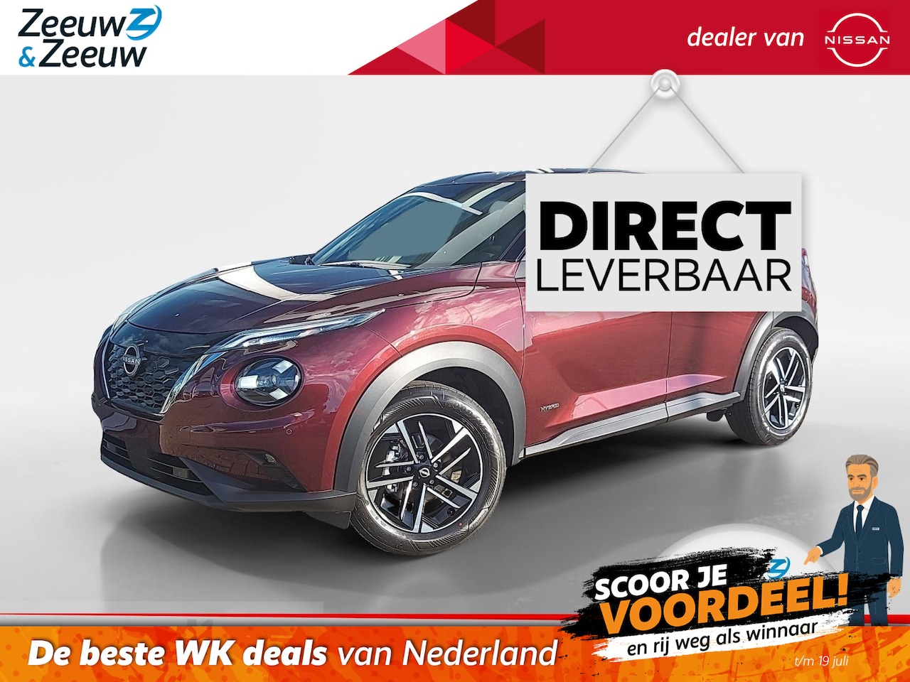 Nissan Juke - 1.6 Hybrid N-Connecta | €5000 korting  | Nu direct leverbaar | Achteruitrij camera | Apple - AutoWereld.nl
