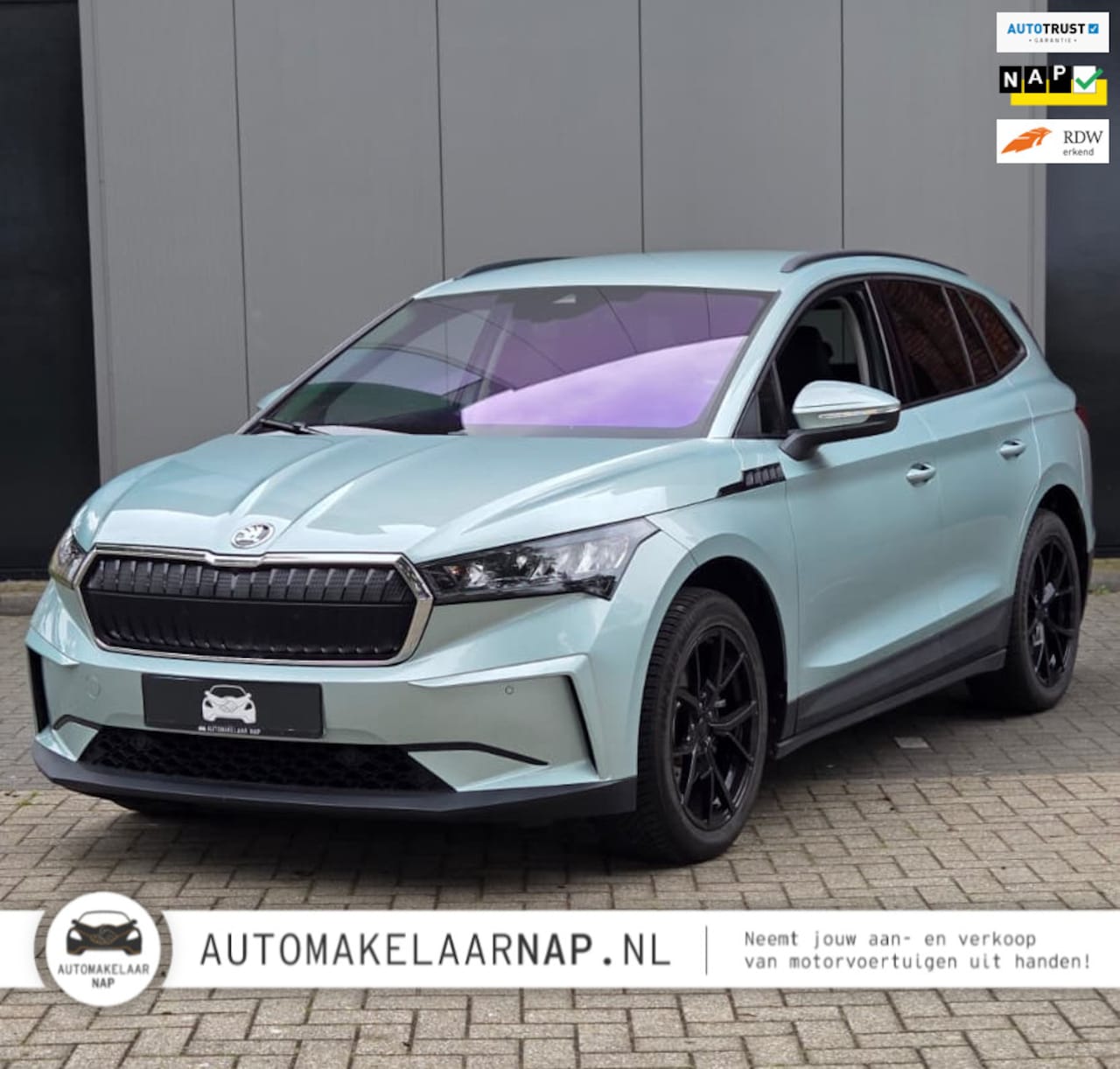 Skoda Enyaq iV - 60 / Org. NL / BLACK WHEELS / Trekhaak / SOH 91,03 / Carplay / Camera / - AutoWereld.nl