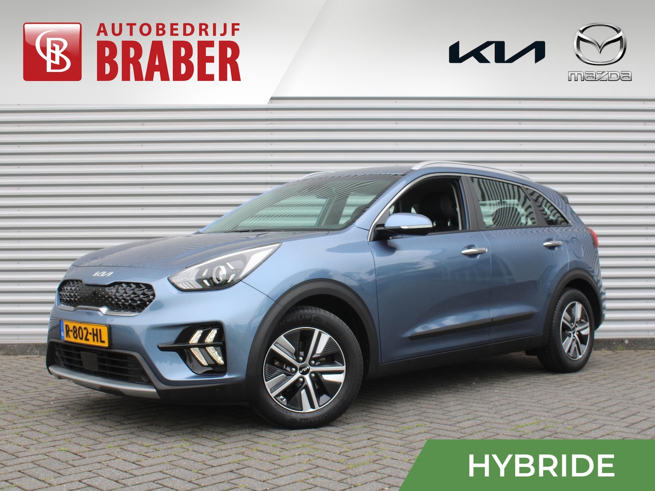 Kia Niro - 1.6 GDi Hybrid DynamicLine | Trekhaak | Cruise adapt. | Camera | 16" LM | Navi | Apple Car - AutoWereld.nl