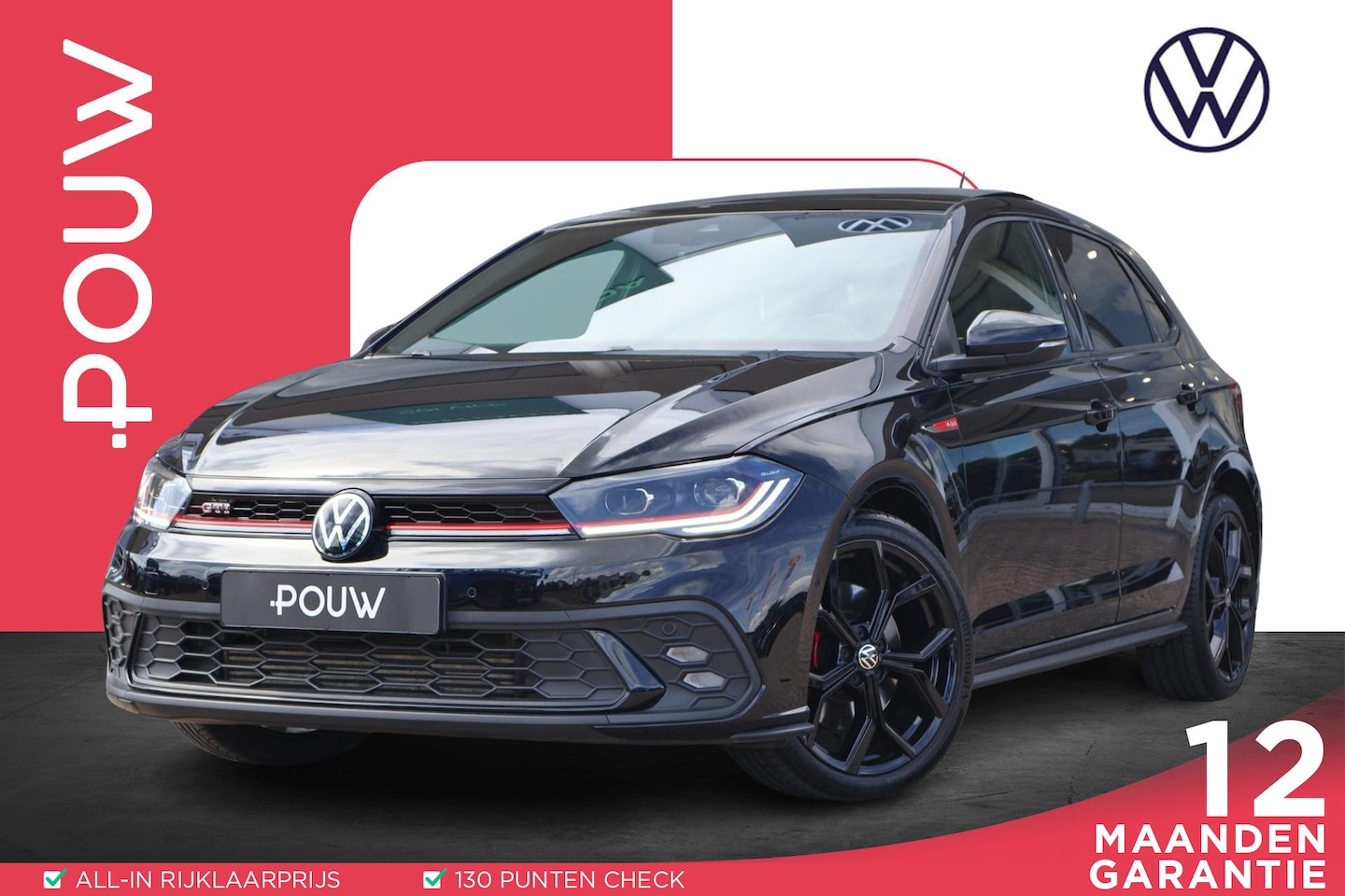 Volkswagen Polo - GTI 2.0 TSI 207pk DSG | Panoramadak | Keyless | Camera | Navigatie - AutoWereld.nl