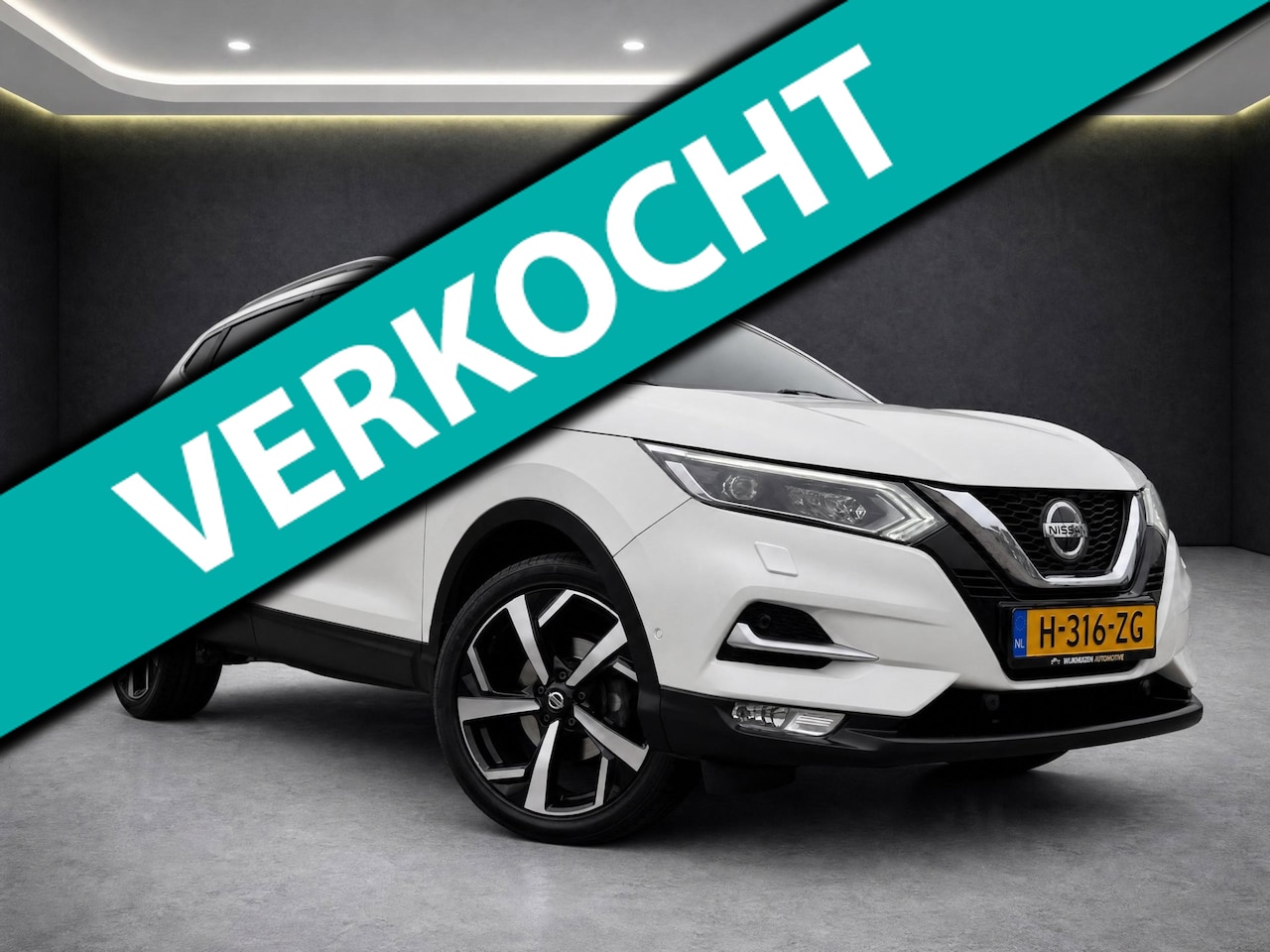Nissan Qashqai - 1.3 DIG-T Tekna met Panorama dak !!! 19 Inch !!! Leder !!! Cruise !!! - AutoWereld.nl