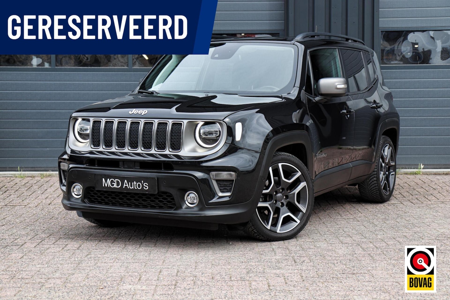 Jeep Renegade - 1.3T Limited LPG G3 |LED|CAMERA|STOEL+STUURVERW.|KEYLESS|CARPLAY|TREKHAAK|ACC - AutoWereld.nl