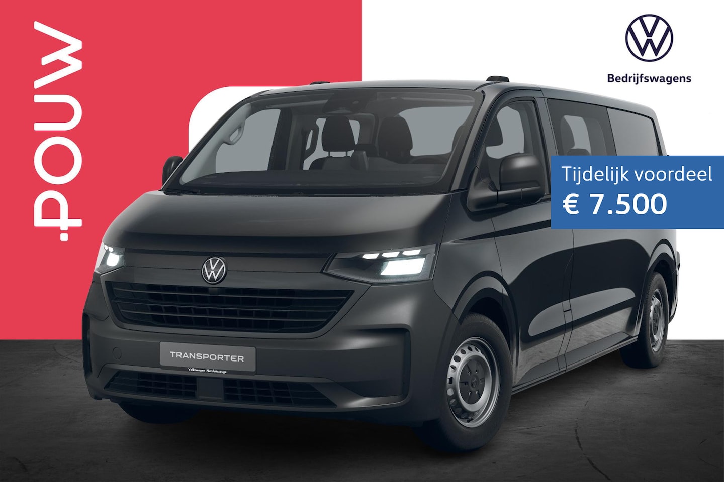 Volkswagen e-Transporter - DC 32 L2H1 218pk 71 kWh | Trekhaak Wegklapbaar - AutoWereld.nl