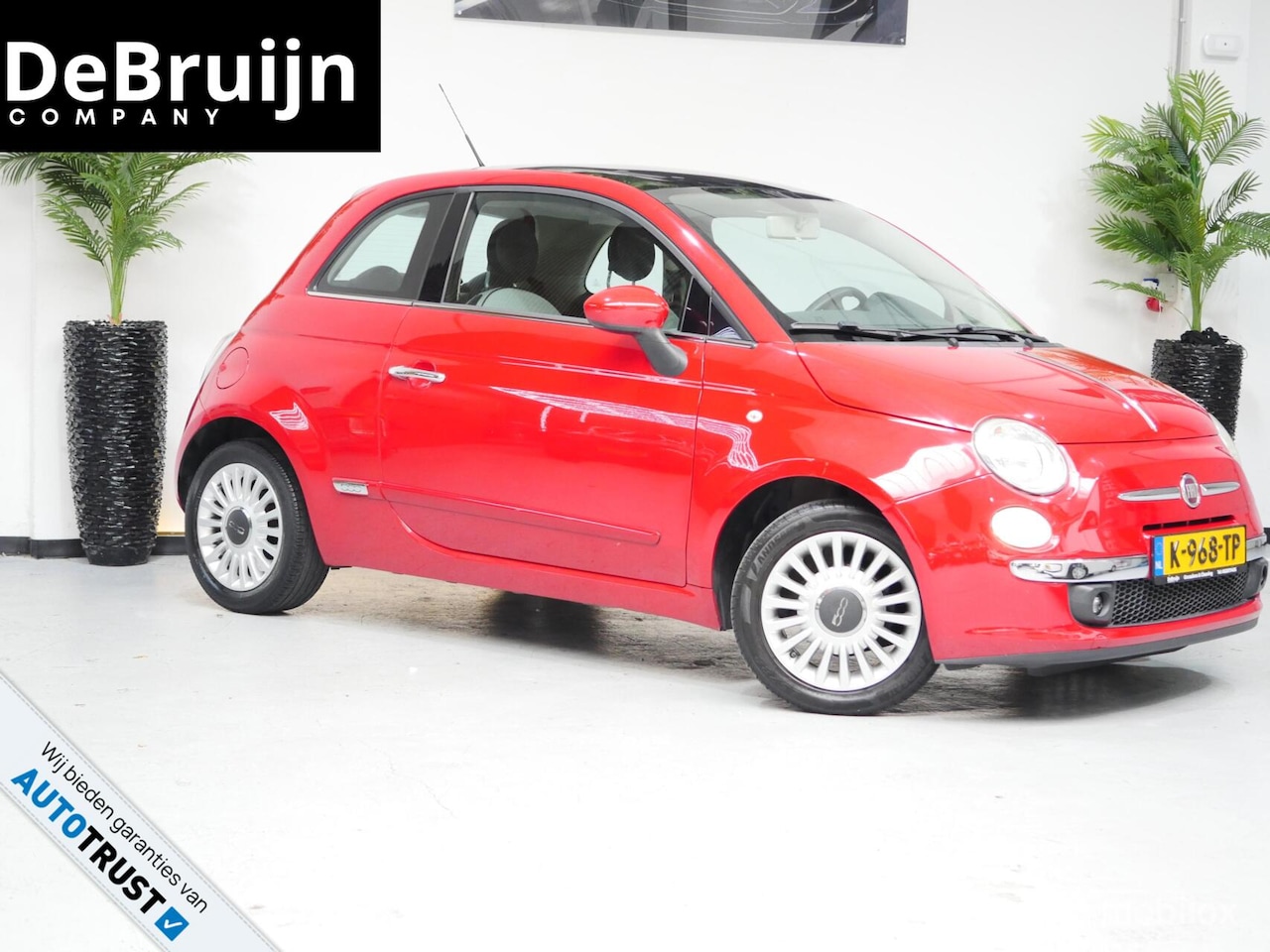 Fiat 500 - 1.2 Lounge | Pano | Airco | Bluetooth | Nieuwe APK - AutoWereld.nl