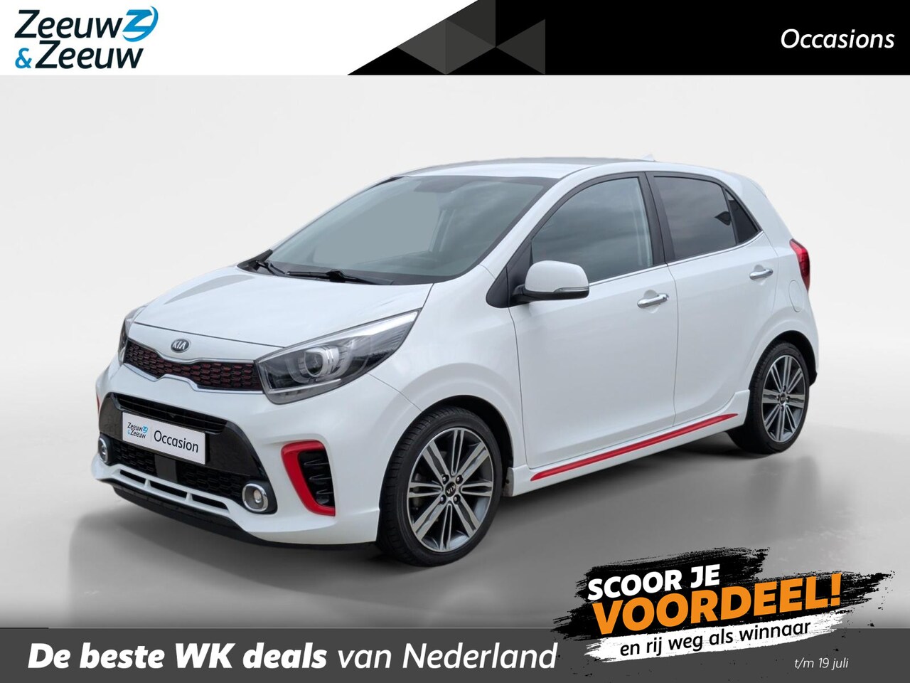Kia Picanto - 1.2 CVVT GT-Line | Vol opties | Stoelverwarming | Leder | Climate | - AutoWereld.nl