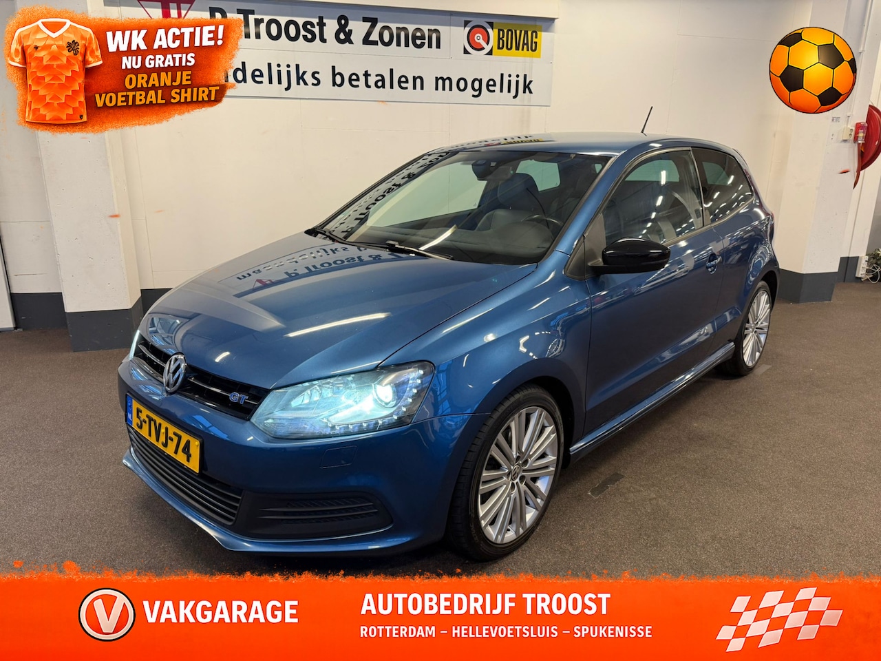 Volkswagen Polo - 1.4 TSI BlueGT 140PK Automaat | Cruise control | Climate control | Parkeersensoren | Xenon - AutoWereld.nl