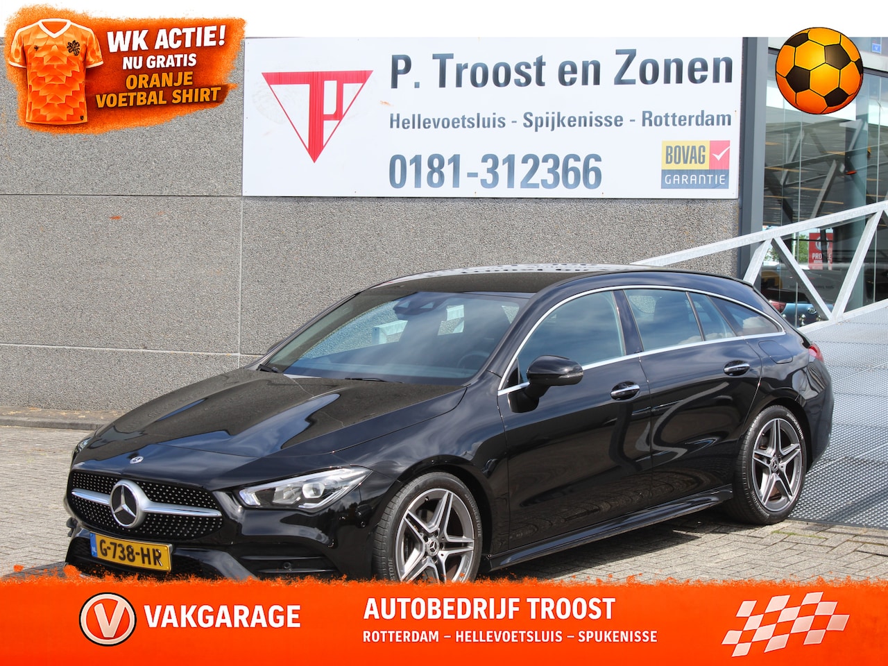 Mercedes-Benz CLA-klasse Shooting Brake - 180 AMG Orig. Ned./Automaat/Apple carplay/Sfeerverlichting/Airco/Navigatie/Cruise control/ - AutoWereld.nl