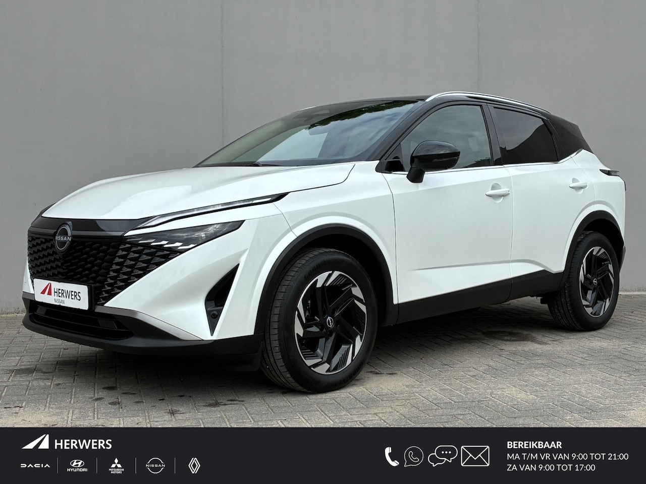 Nissan Qashqai - 1.3 MHEV Xtronic N-Connecta / Fabrieksgarantie t/m 04-2028 / Panoramadak / Stoel & Stuurve - AutoWereld.nl