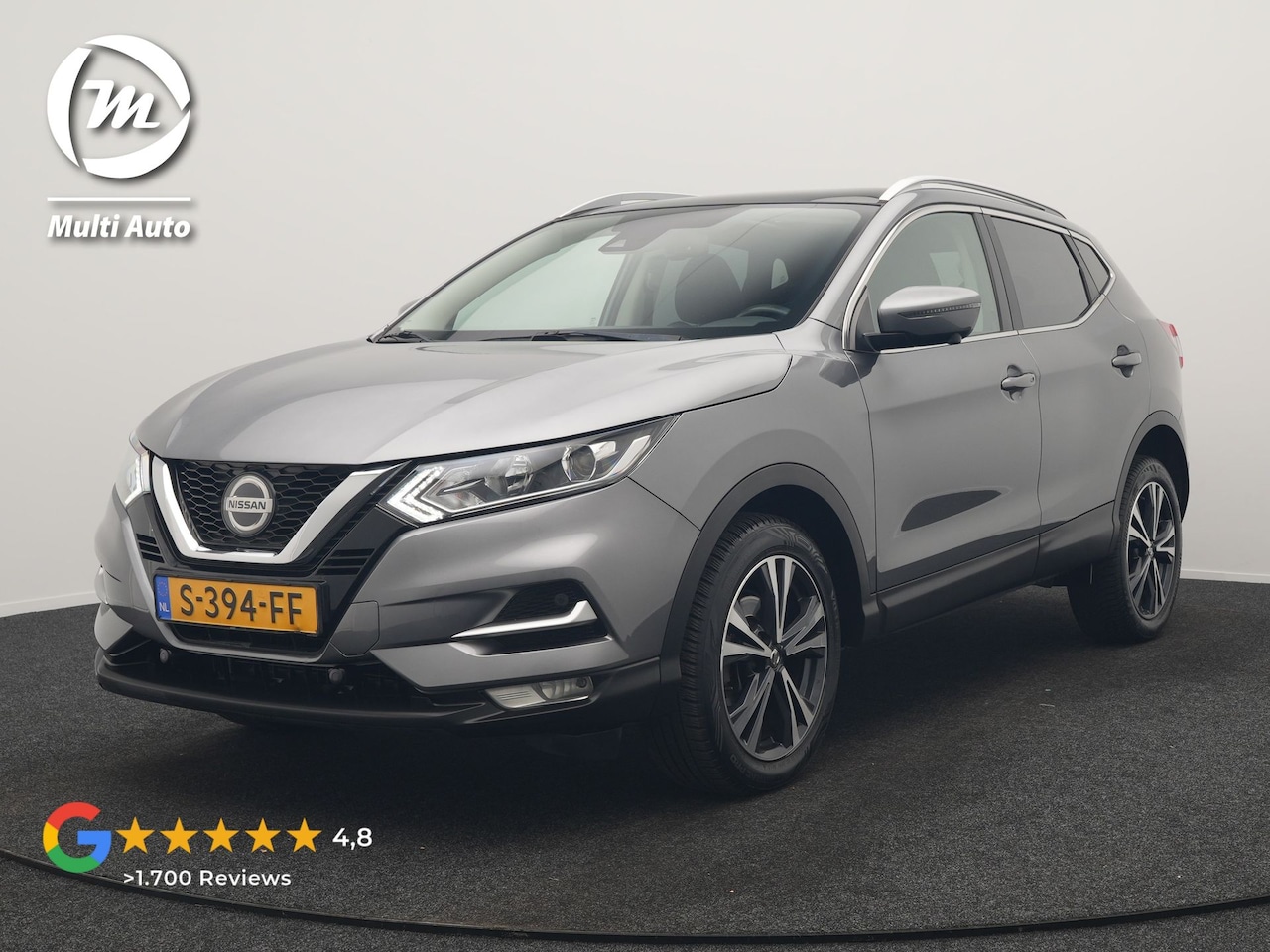 Nissan Qashqai - 1.3 DIG-T N-Connecta 160pk | Trekhaak Afn. | Panodak | 360 Camera | Stoelverwarming | Keyl - AutoWereld.nl