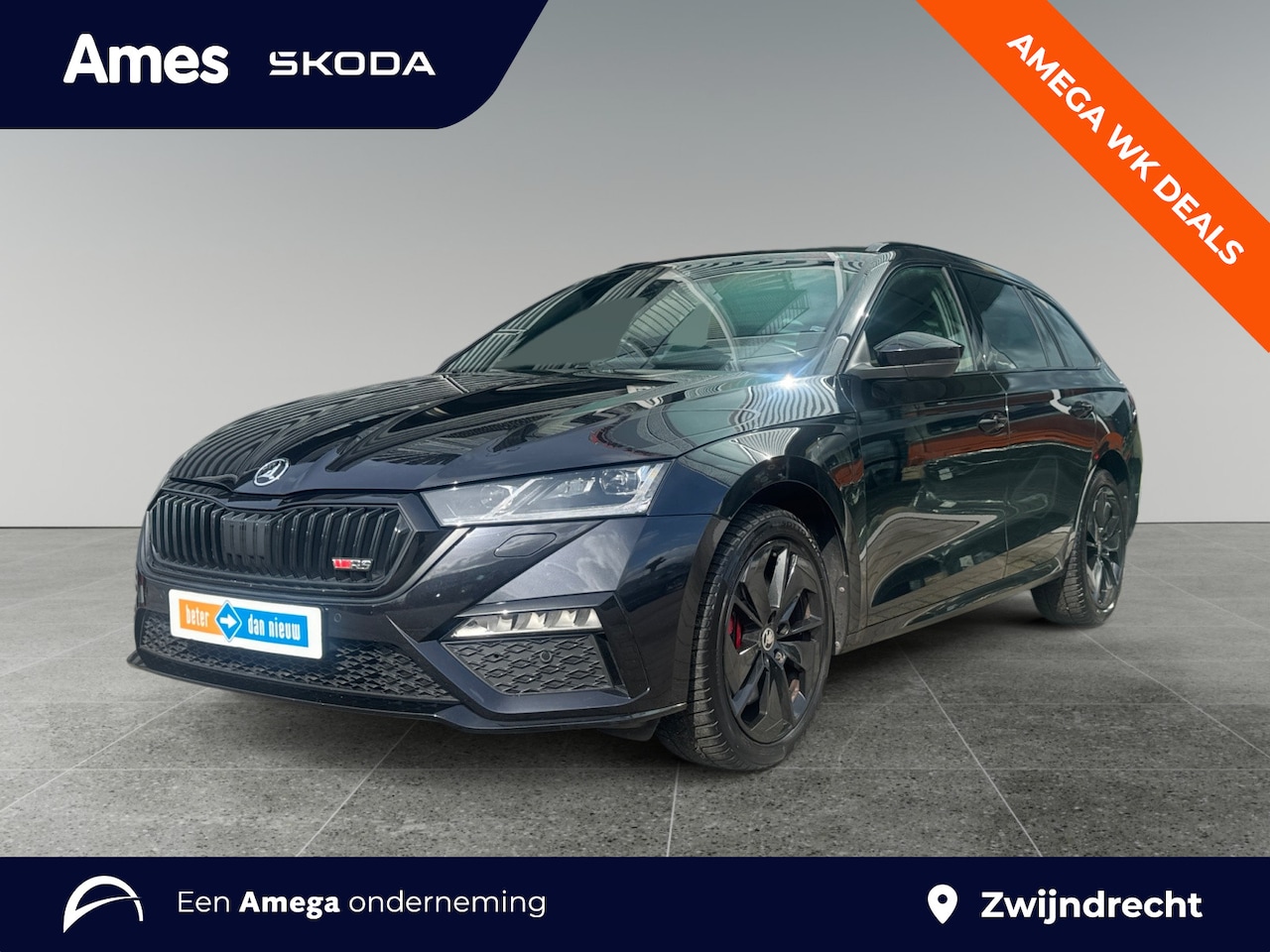 Skoda Octavia Combi - 1.4 245pk TSI RS iV PHEV Business Sunset (extra donker getinte ramen achter) | Adaptive Cr - AutoWereld.nl