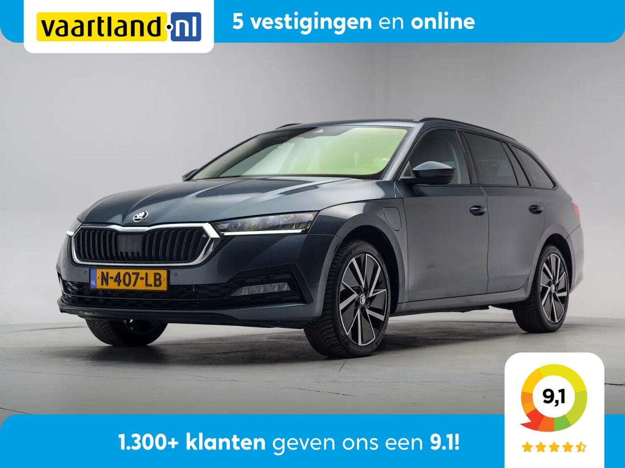 Skoda Octavia Combi - 1.4 TSI iV PHEV Business Edition Aut. [ LED Navi Apple/Android ] - AutoWereld.nl