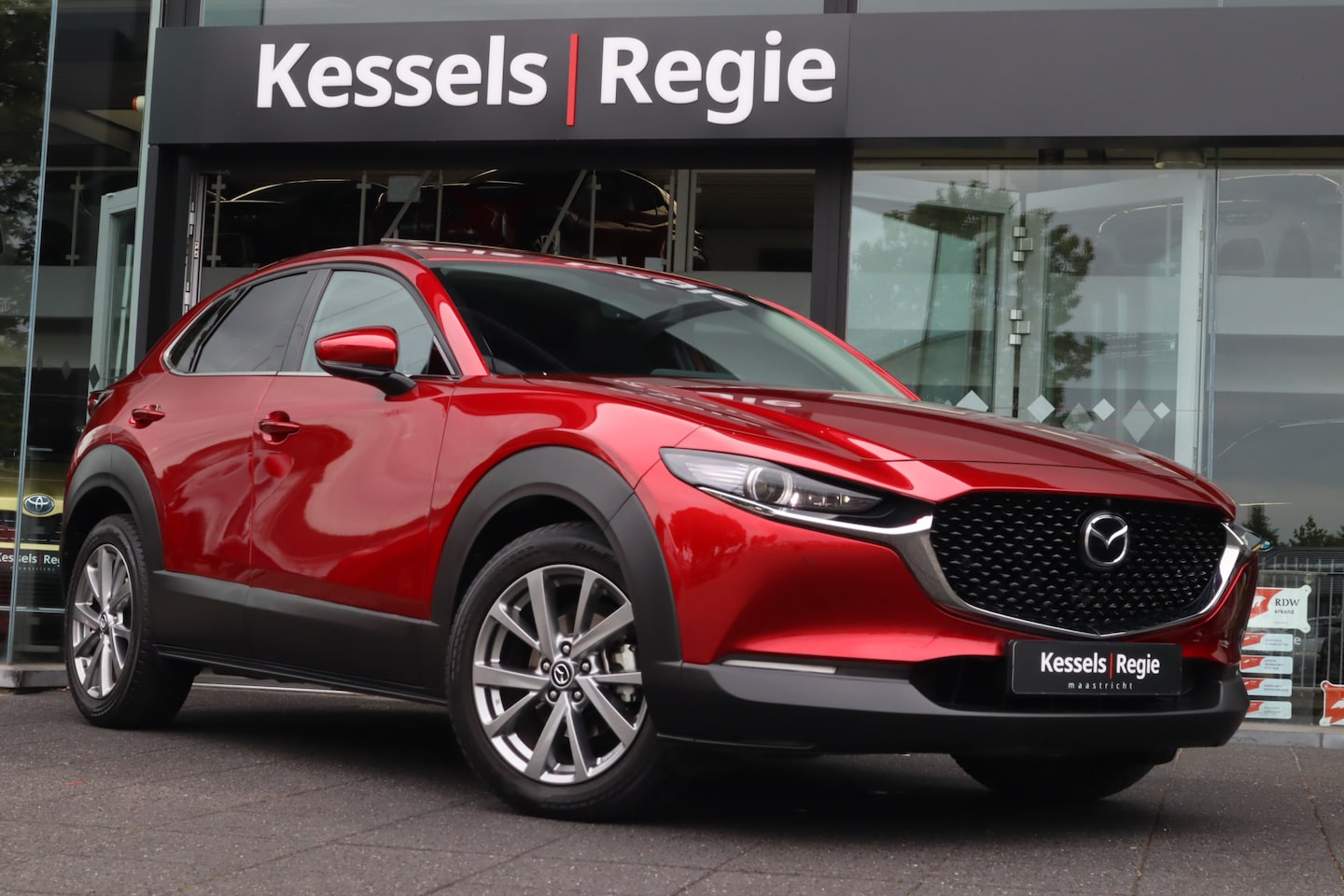 Mazda CX-30 - 2.0 e-SkyActiv-X AWD Luxury | Schuifdak | Memory | HuD | ACC | 360 | Keyless | Leer | Stuu - AutoWereld.nl