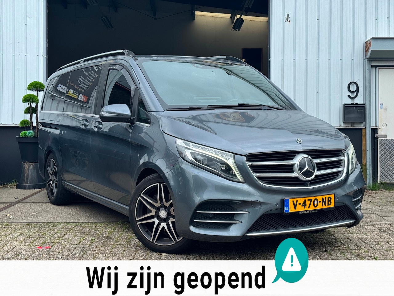 Mercedes-Benz V-klasse - 250d|Lang|DC|Avantgarde|360 Camera|DUBBEL CABINE|LEER|ORIGINEEL NL|NAP|APK| - AutoWereld.nl