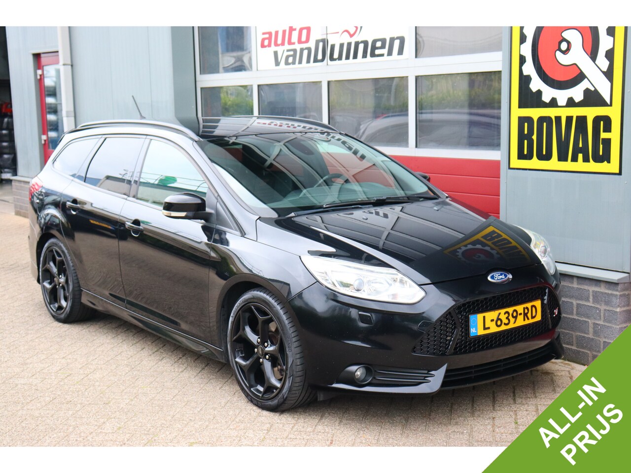Ford Focus Wagon - 2.0 EcoBoost ST-3 O.a: Leder, Stoelverw, Carplay, PDC, Clima, Cruise, Etc. All-in prijs! - AutoWereld.nl