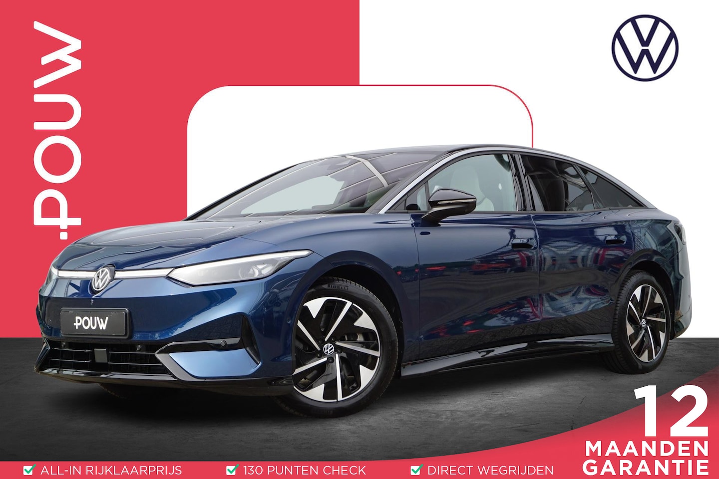 Volkswagen ID.7 - 286pk Pro Business 77 kWh | SoH 97% | Panoramadak | Harman Kardon | Achterbank Verwarmd - AutoWereld.nl