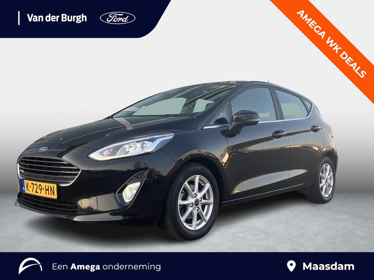 Ford Fiesta - 5-deurs Titanium 1.0 EcoBoost Hybrid 125pk Parkeersensoren - navigatiesysteem - lichtmetal - AutoWereld.nl