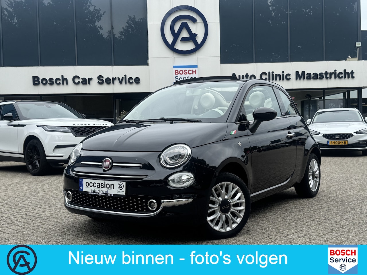 Fiat 500 - CABRIO 1.2 Lounge / 4-CILINDER / VIRTUAL / 7" NAVI / - AutoWereld.nl