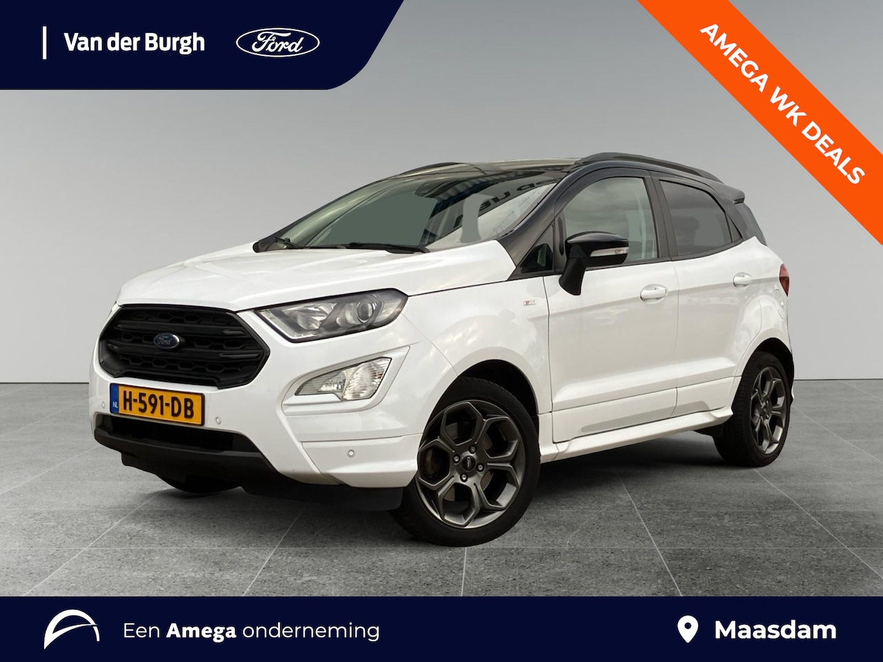 Ford EcoSport - ST-Line 1.0 EcoBoost 125pk | Achteruitrijcamera | Trekhaak | Half-leder - AutoWereld.nl