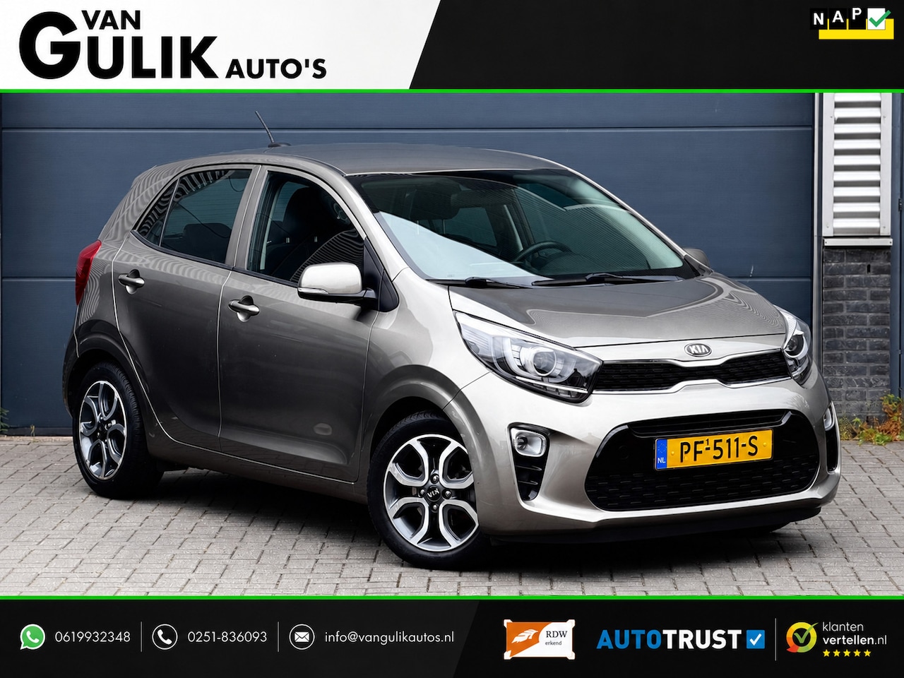 Kia Picanto - 1.0 CVVT First Edition | Camera | Carplay | Cruise control | Navigatie | - AutoWereld.nl