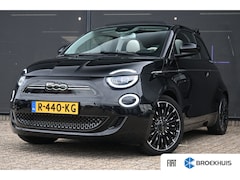 Fiat 500 C - La Prima 42 kWh 94, 5%SOH | Leder | Navigatie | Achteruitrijcamera | Adaptive Cruise | Cli