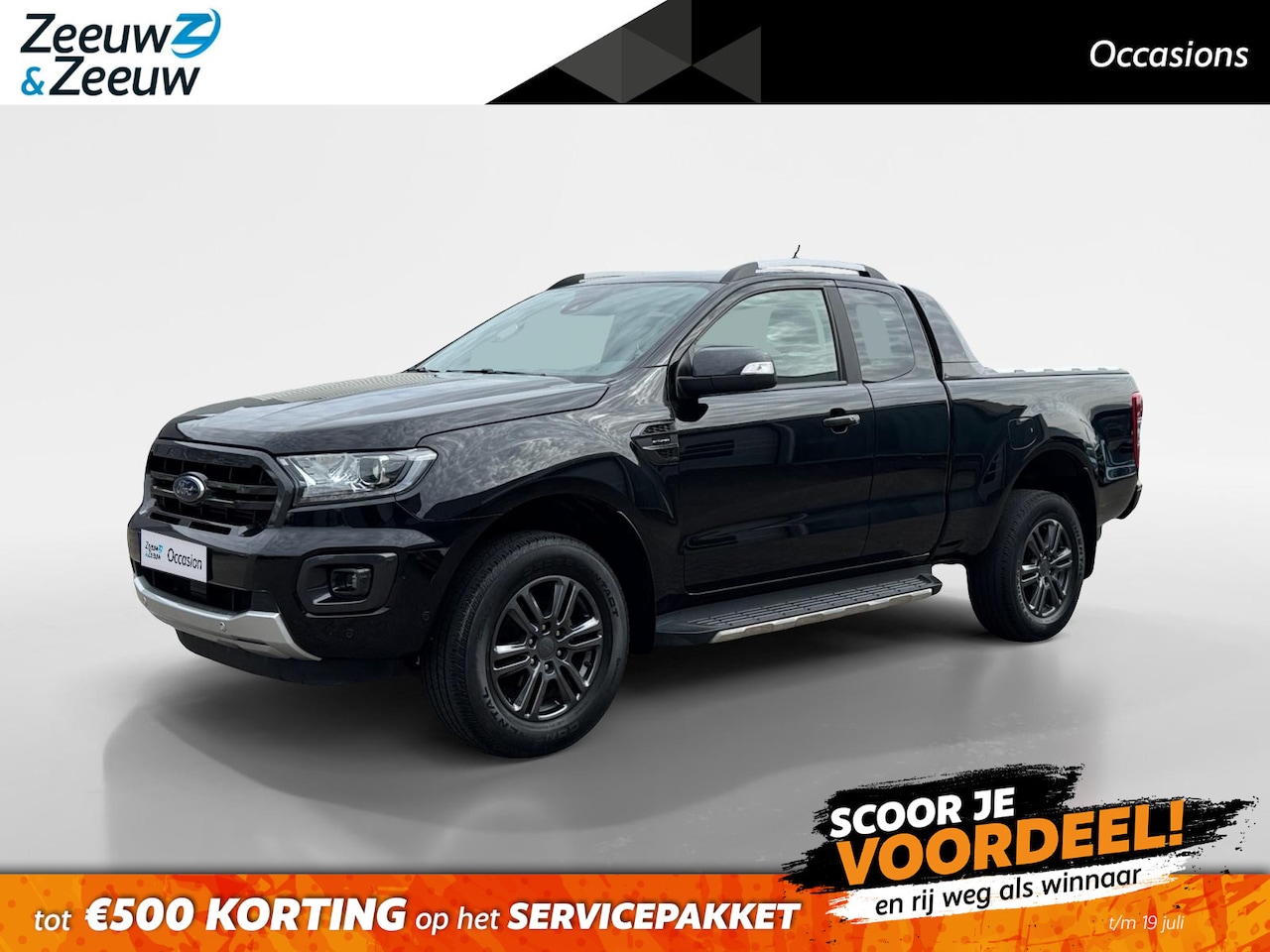Ford Ranger - 2.0 EcoBlue Wildtrak Supercab | NL auto | Dealer onderhouden | 213 pk | Trekhaak | Automaa - AutoWereld.nl