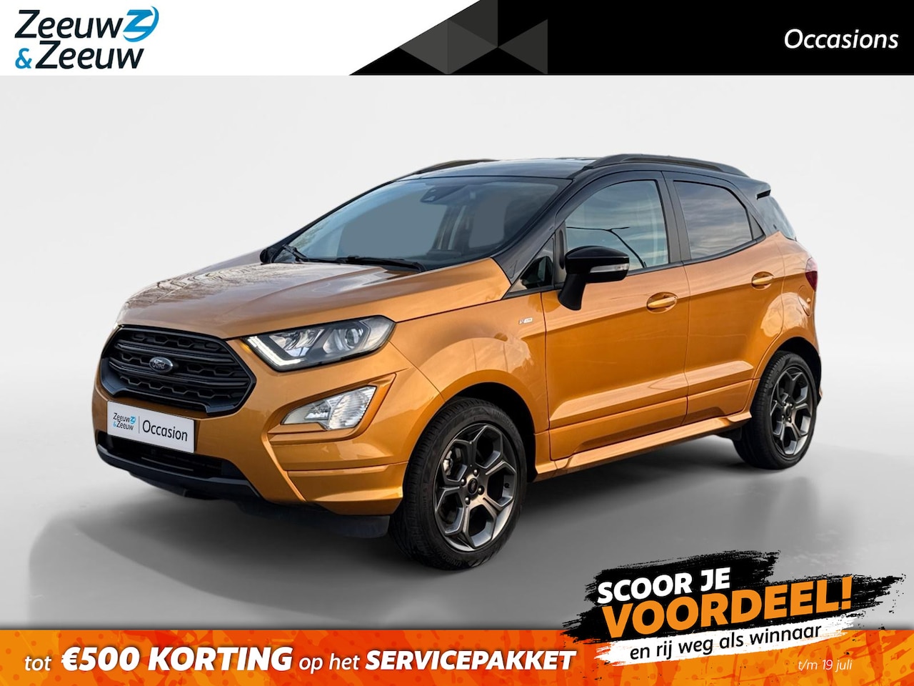 Ford EcoSport - 1.0 EcoBoost ST-Line | Winter pack | Navigatie via carplay | Apple carplay & Android auto - AutoWereld.nl