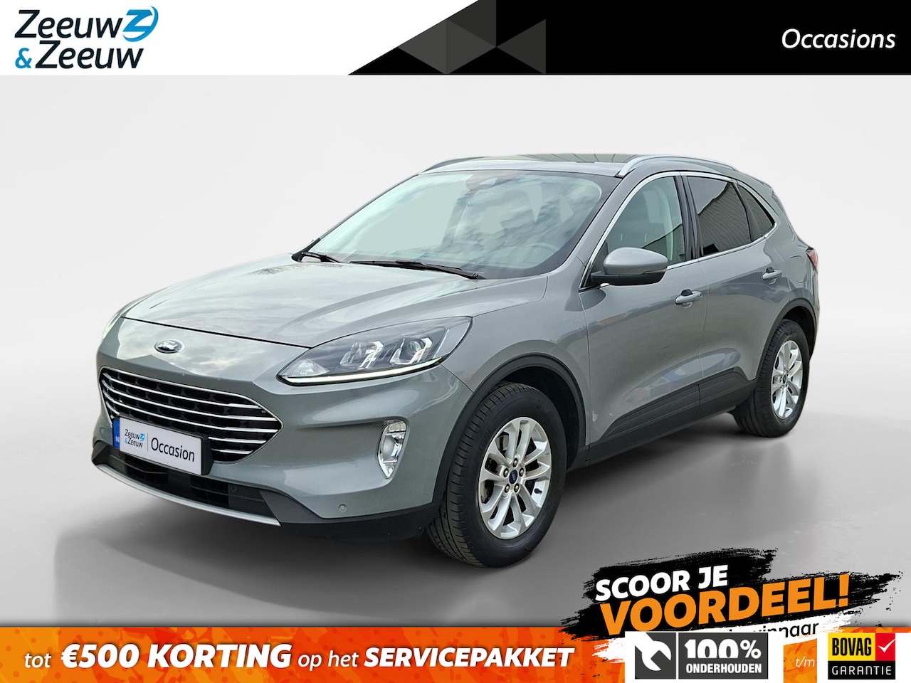 Ford Kuga - 1.5 EcoBoost Titanium | Dealeronderhouden | Stoel- stuur en voorruitverwarming | Trekhaak - AutoWereld.nl