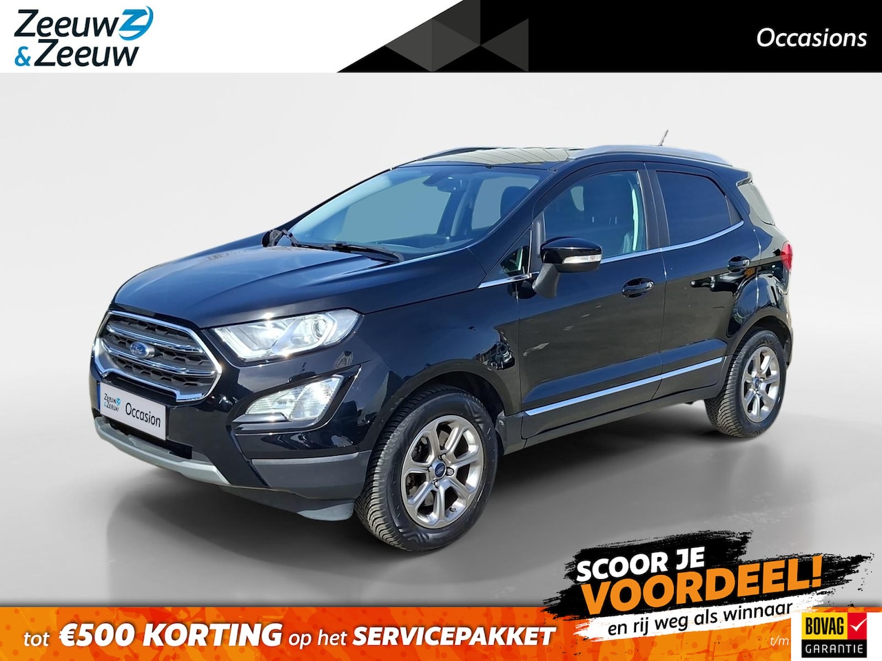 Ford EcoSport - 1.0 EcoBoost Titanium | Navigatie | Trekhaak | Achteruit rij camera | Lichtmetalen velgen - AutoWereld.nl