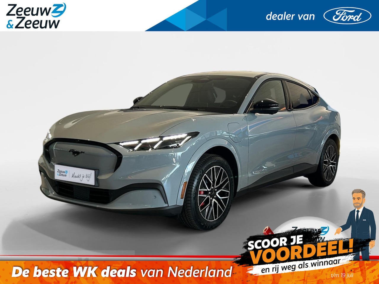 Ford Mustang Mach-E - Extended Premium RWD 88 kWh | Direct Leverbaar | €1000,- Voordeel | 360 Camera | Winterpac - AutoWereld.nl