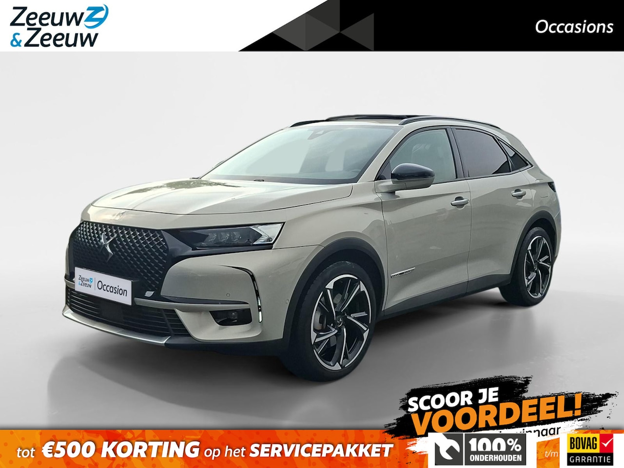 DS 7 Crossback - E-Tense Louvre | Trekhaak | Kantel / schuifdak | 360 camera | Volledig lederen bekleding | - AutoWereld.nl