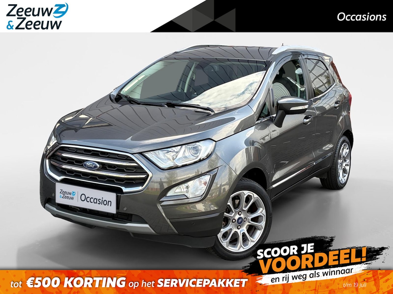Ford EcoSport - 1.0 EcoBoost Titanium 125PK NL auto | Lage kmstand | Camera | Trekhaak | Navigatie | Winte - AutoWereld.nl