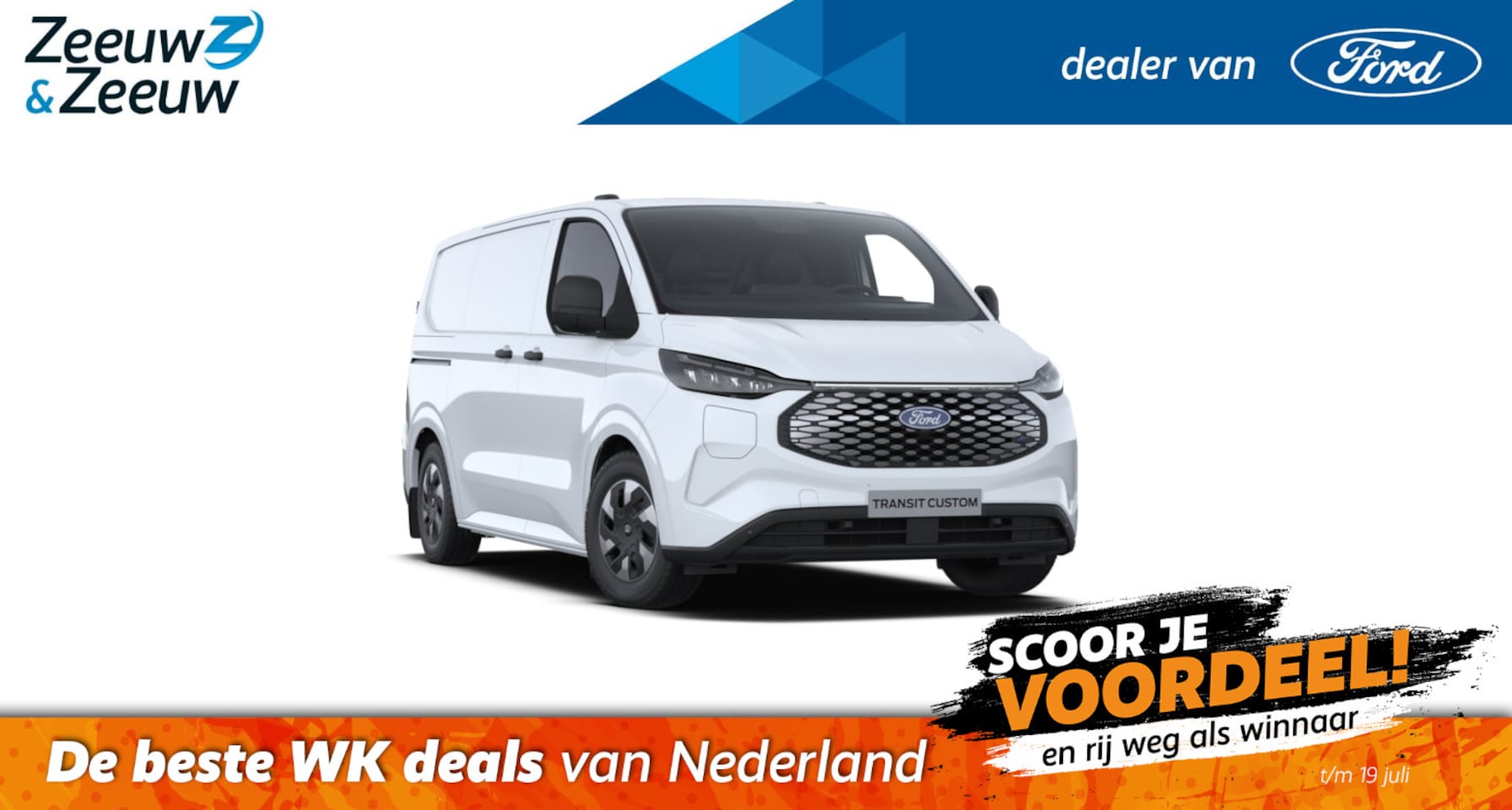 Ford E-Transit Cust. - 320 L1H1 Trend 65 kWh | 0,99% rente Financial Lease | Led verlichting | Apple Carplay&Andr - AutoWereld.nl