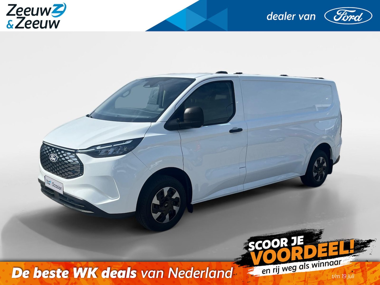 Ford Transit Custom - E-Transit 320 L2H1 Trend 65 kWh | Uit voorraad! | 0,99% rente Financial Lease | Driver Ass - AutoWereld.nl