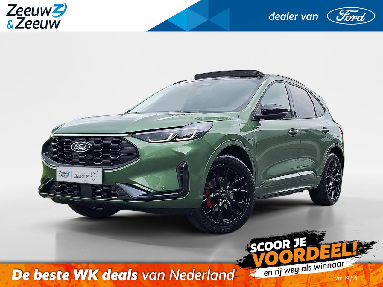 Ford Kuga - 2.5 PHEV ST-Line X | Black Pack | Winterpack | Matrix Ledkoplampen | Panoramadak | El. Tre - AutoWereld.nl