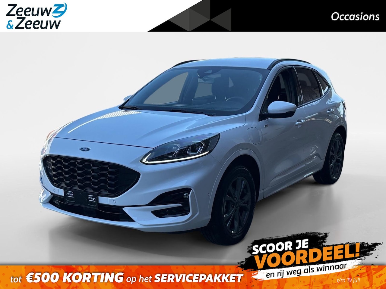 Ford Kuga - 2.5 PHEV ST-Line | Navigatie | Keyless Entry | Stoel/Stuur/Voorruitverwarming | Apple Carp - AutoWereld.nl