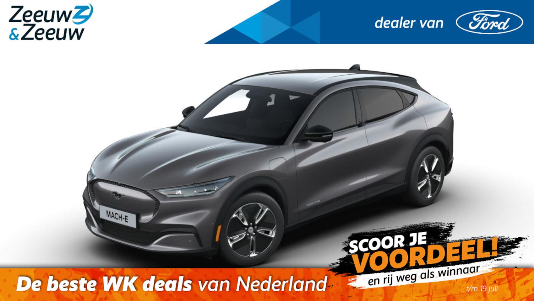 Ford Mustang Mach-E - RWD 75 kWh Ford Mustang Mach-E 75kWh RWD | NIEUW | Apple CarPlay en Android Auto | Winter - AutoWereld.nl