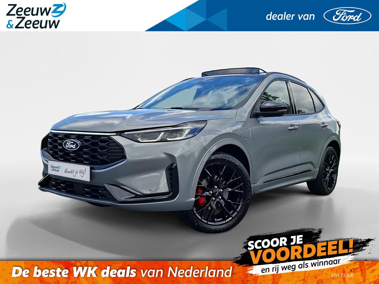Ford Kuga - 2.5 PHEV BlueCruise Edition | 20" Lichtmetaal | Panoramadak | El. Trekhaak | Primium Conne - AutoWereld.nl
